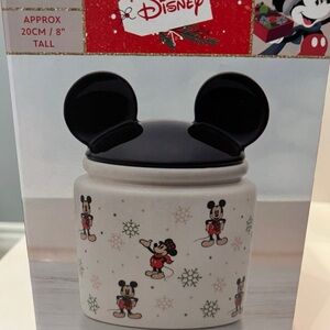 Disney Mickey Mouse Christmas Cookie Jar